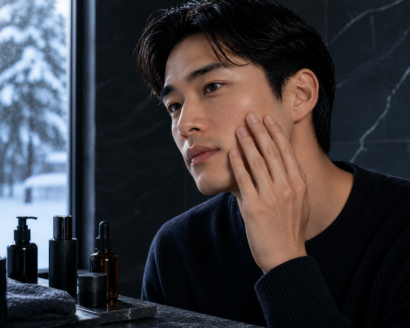 Peau sèche en hiver : la méthode du layering